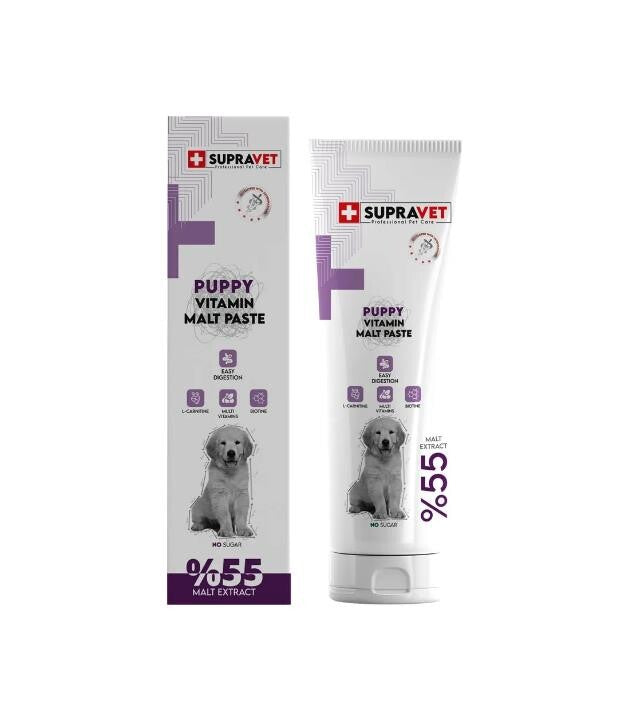 Supravet Puppy Yavru Köpek Vitamin Malt Paste 30 GR | SRC: Barcode: 8680589181370